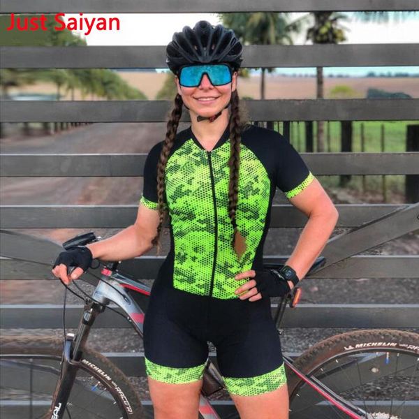 

gym clothing 2021 women's professional triathlon short-sleeved cycling suit tights maillot ropa ciclismo jumpsuit breathable quick dry, White;black