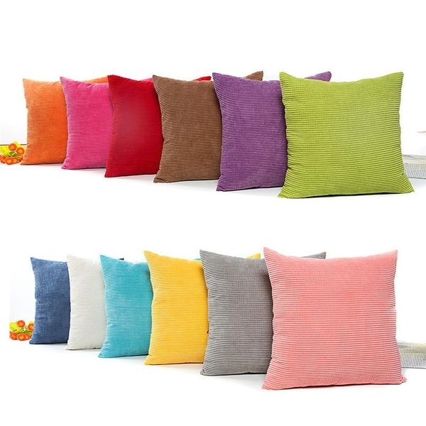 

pillow velvet cushion cover decorative pillows throw case soft solid colors luxury home decor living room sofa seat coffee
