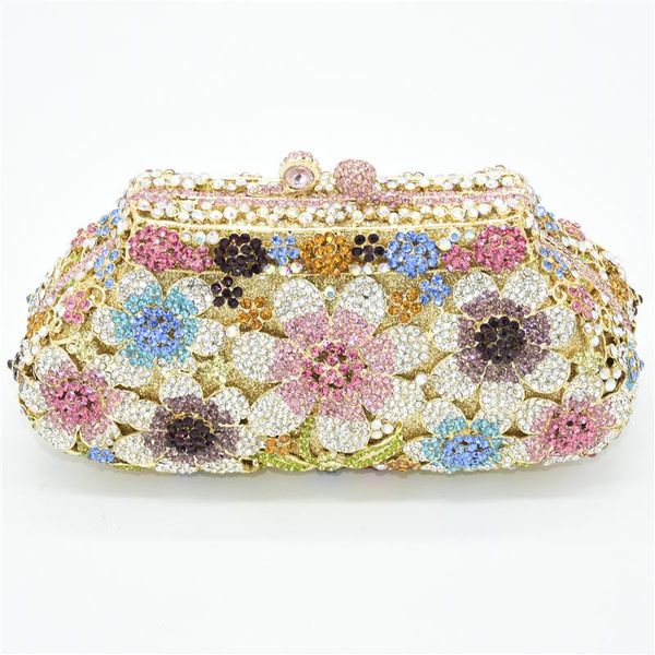 

evening bags girls bag party handmade dress female fashion lady crystal mini day clutch classic chain