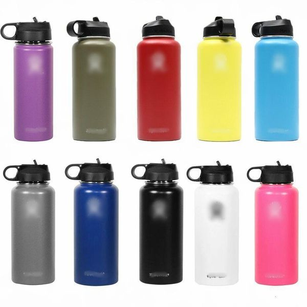 

18oz 32oz 40oz water bottle vacuum insulated tumblers 304 stainless steel travel mugs with lids kettle space jug