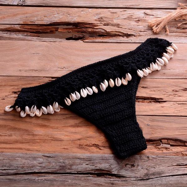 

women's swimwear bikini bottom bikinis set swimming beach pants solid color women sport maillot de bain femme, White;black