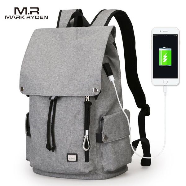 

backpack mark ryden men large capacity bag for student schoolbag business leisure outdoor water repellent short trip
