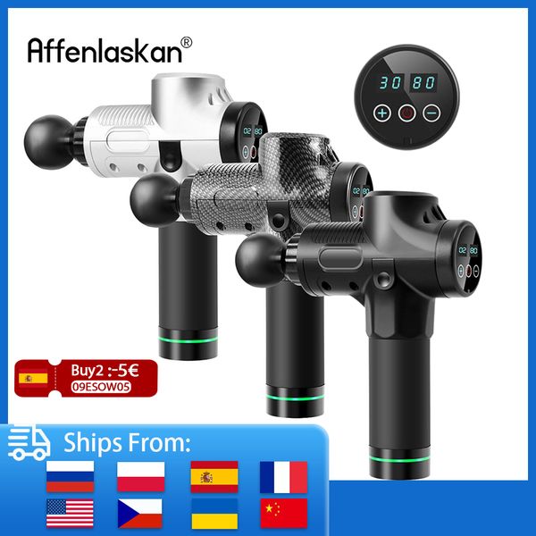 

massage gun sport therapy muscle massager body relaxation pain relief slimming shaping massager with bag