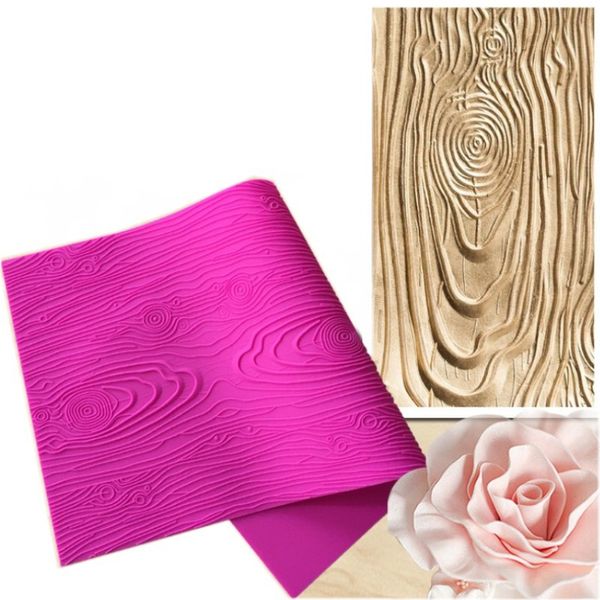 445x235mm 3d árvore casca de bolo de laço tapete de silicone lace beira fondant mofo para decorar bolos lace diy cozimento ferramentas H195 210225