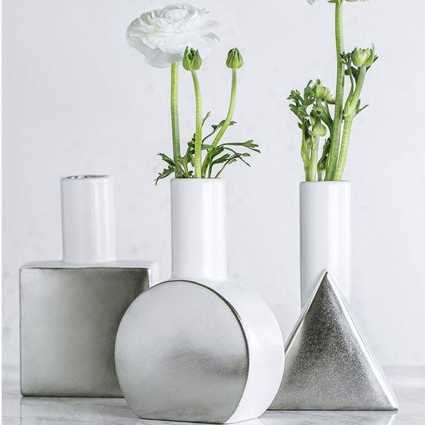 

vases porcelain vase nordic home decor flower pot morden design living room decoration ornaments ceramic accessories