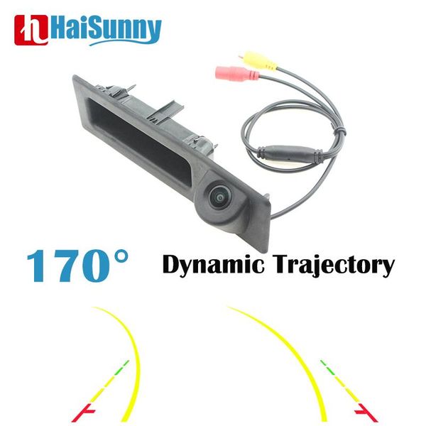 

car rear view cameras& parking sensors reverse camera 170Â° angle fisheye hd dynamic guide night vision for f34 f35 x3 f25 x4 f26 x5 f30