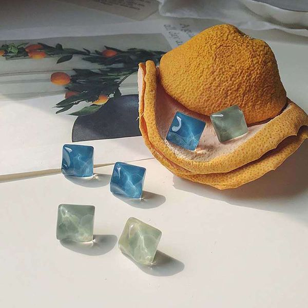 

version cool wave ice irregular earrings simple temperament