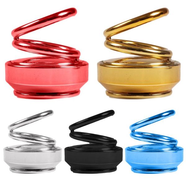 

car air freshener purifier fragrance case double ring rotating cool mist high-end interior furnishing articles