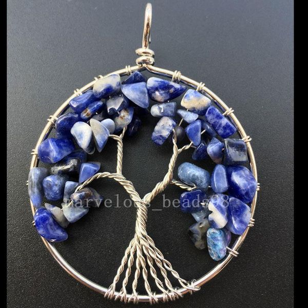 

pendants carnelian crystal tiger's eye tourmaline coral amazorite jaspe lapis lazuli howlite wire wrap pendant bead wfh461, Black