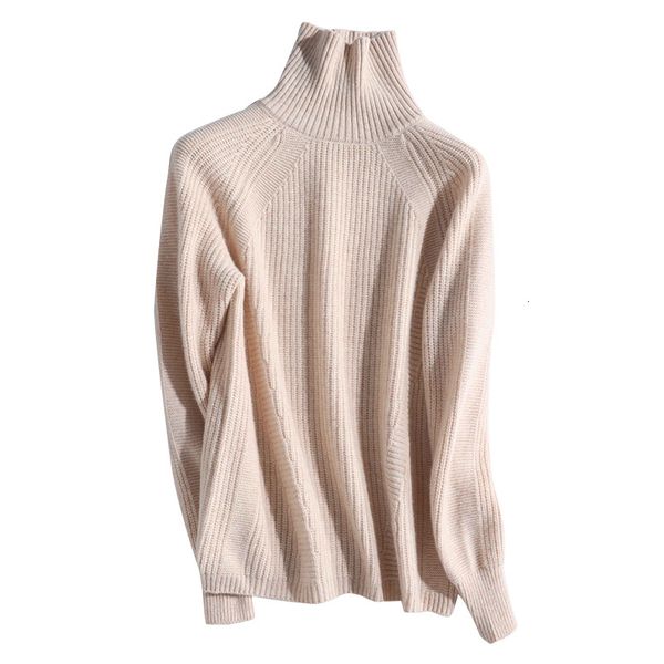 

2021 new de caxemira feminina gola quente macio pullovers tric inverno merino l jumper rc2v, White;black