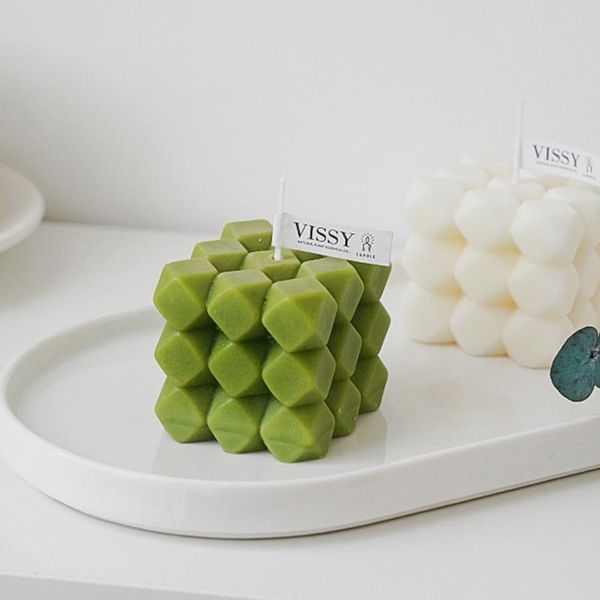 

candles 1pc diamond rubkc's cube candle cute soy wax small scented relaxing birthday valentine's day gift 5*5*5cm