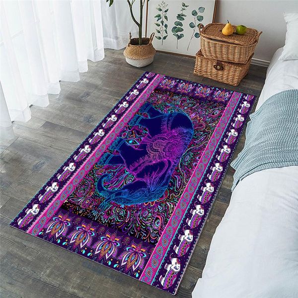 

new cute elephant carpet hippie living room floor mat paisley center carpet
