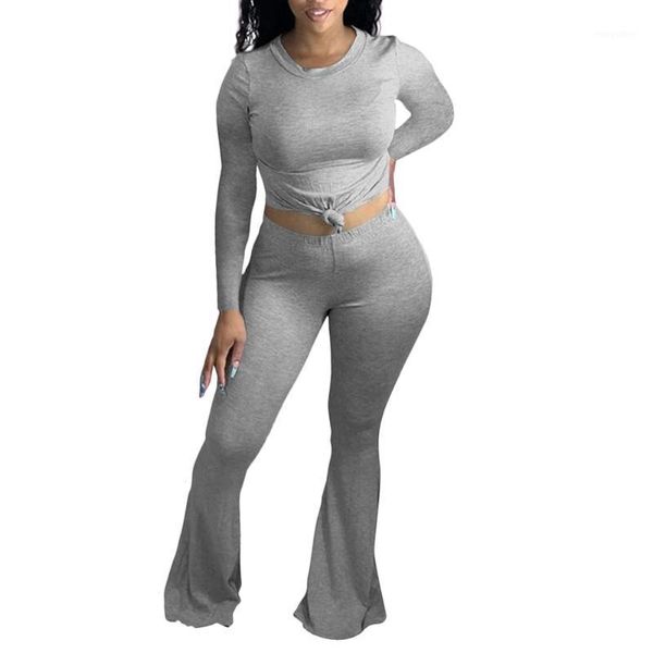 

women's tracksuits 2 peice sets fall clothes for women two piece set outfits pants and conjunto sudadera mujer, Gray