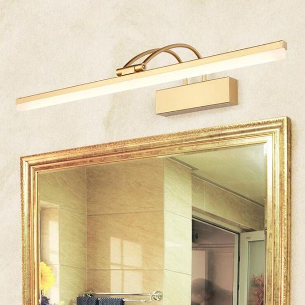 

wall lamps 9w/12w/14w/16w led sconce light dresser mirror front lamp fixture smd 2835 acrylic living room black/gold shell