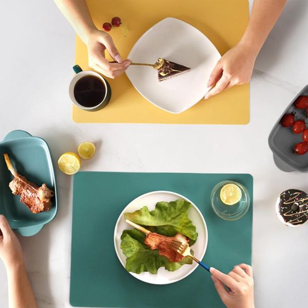 

table runner silicone children's placemats dinner tools mat household home decor food pad nordic style tableware insulation student coa