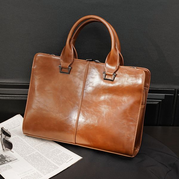 

handbags men's handbag horizontal korean single shoulder messenger business computer briefcase fashion bag