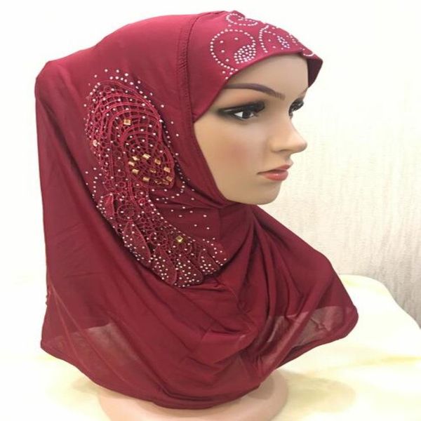 

ethnic clothing lace drill cover one-piece hat arab headband headtie, Red