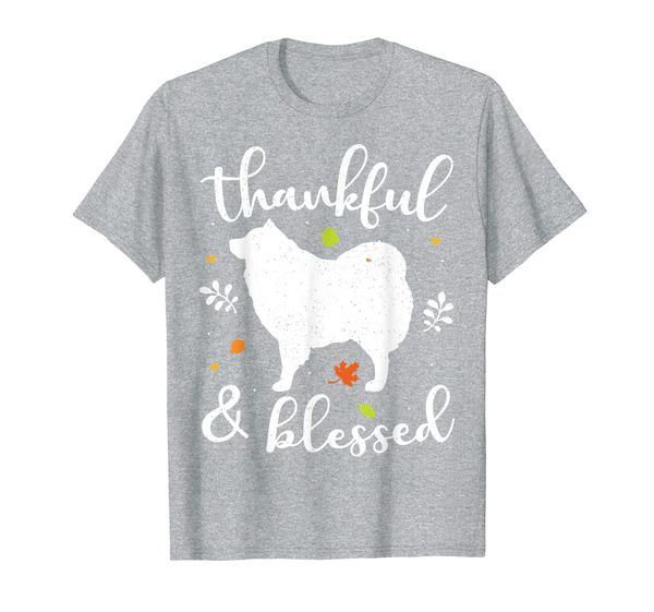

American Eskimo Thanksgiving Dog Thankful Blessed Mom Gift T-Shirt, Mainly pictures