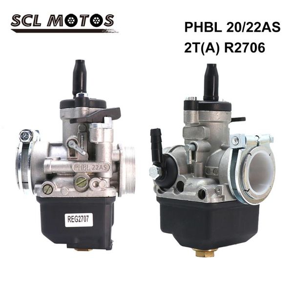 

scl motos 20mm 22mm motorcycle carburetor phbl 20as/22as carburador carb for the biland 250 tiger cub 2t motorbike accessories