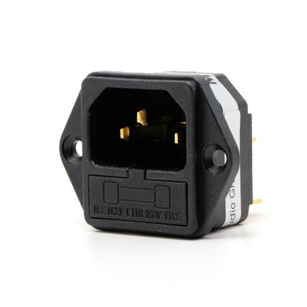 

smart power plugs hi-end monosaudio if911 24k gold plated iec ac inlet input socket with solder