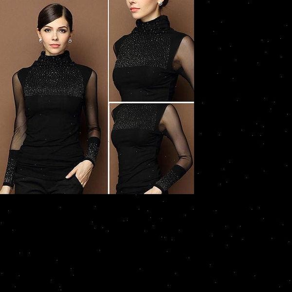 

3xl lace autumn 2021 blusas new slim plus size lace blouse long sleeve casual shirt beaded openwork women clothing, White