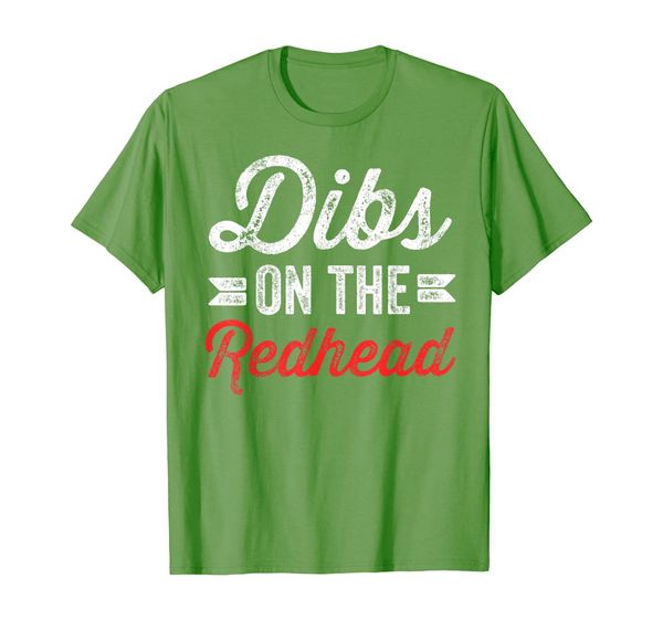 

dibs on the redhead t-shirt ginger drinking st patricks day, White;black