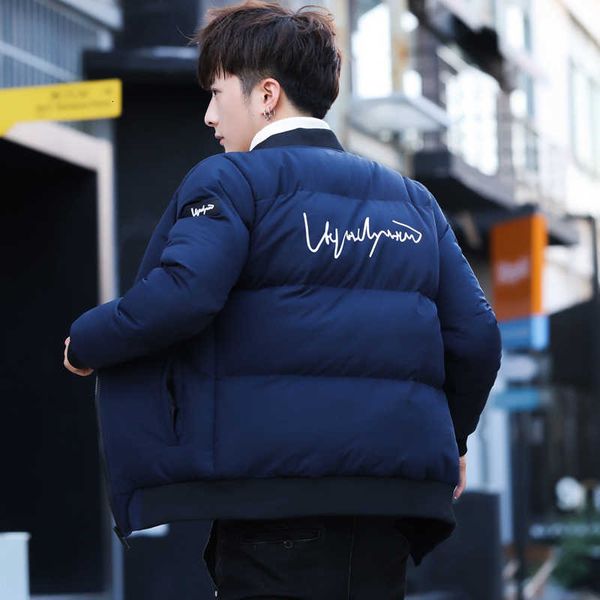 

donjackets 2020 fashion prints male men jas katoen wet capuchon man winter parka 4x, Black