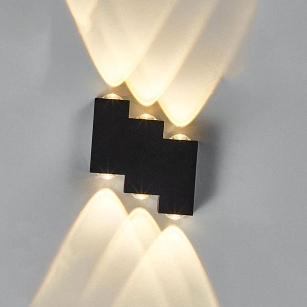 

outdoor wall lamps waterproof led light 6w trapezoid shape modern courtyard porch garden corridor staircase exterior lamp