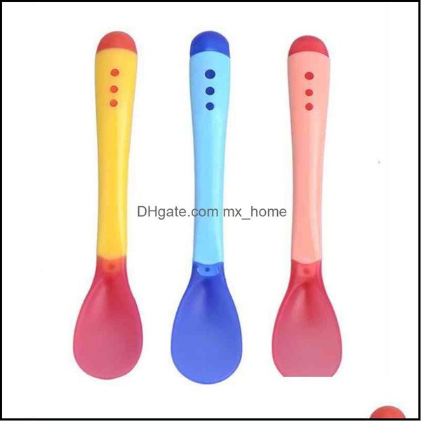 

cups, dishes & utensils baby feeding baby, kids maternity newborn sil spoons safety temperature sensing children flatware supplies fork tabl