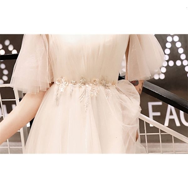 

new appliques 2021 a-line off the shoulder tulle boho gowns vestido de novia princess wedding party kbpp, White