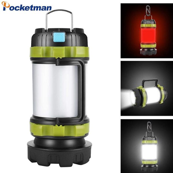 

powerful camping light portable work light usb rechargeable camping lantern dimmable spotlight waterproof work lamp searchlight