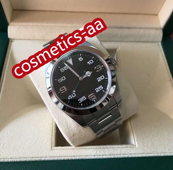 

aaaf mens watches 116900 40mm luminous arabic dial stainless steel bracelet calendar mechanical automatic waterproof 2813 movement, Slivery;brown
