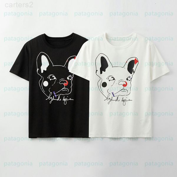 

summer fashion designer t shirts man woman short sleeve cute printed tees mens casual loose clothes size s-2xl, White;black