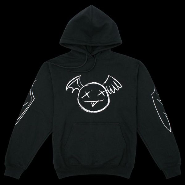 

women's hoodies & sweatshirts merch sweatshirt dream 25 mil kids cool boy girls casual slim harajuku printed fashion pullover, Black