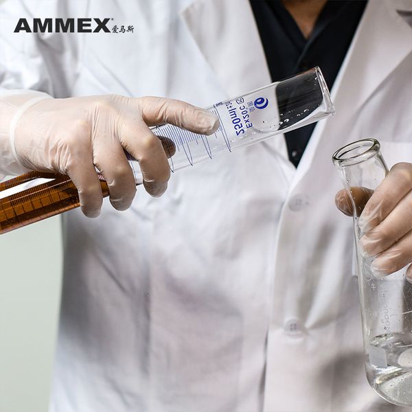 

gpx3krt disposable pvc glove ammex with amas 100 piecbs in each box