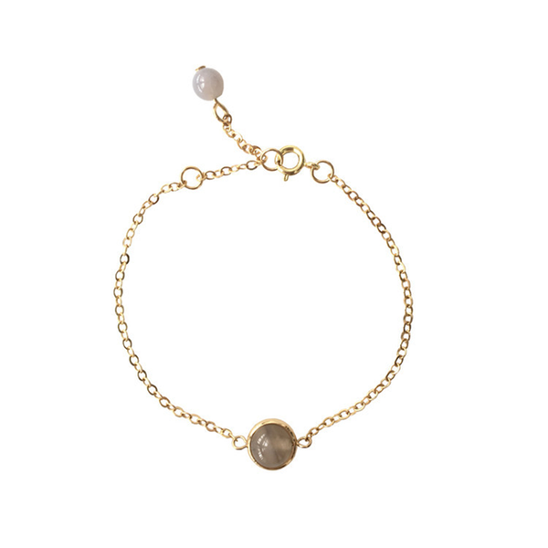 

charm bracelets raza jewelry temperament simple agate female personality wild student bracelet, Golden;silver