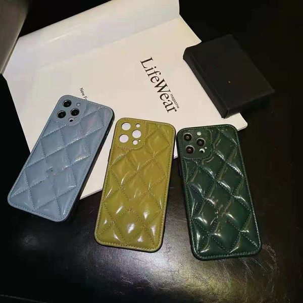 

brand leather phone cases for iphone 12 promax 12pro 11 xs max xr x 8 plus come with box