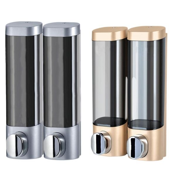 

soap dispenser wall mount double pump 300ml kitchen bathroom accessories liquid soap bottle detergent dispensers