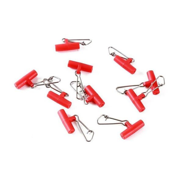 

10 packs of fishing balances with plastic heads, strong anti-wrap reinforced hooks, hook pins, string brackets, e3b5