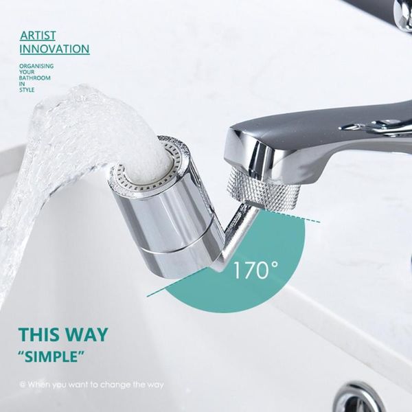 

chrome-plated brass faucet aerator 360-degree rotary head threaded sprayer sink faucet sprayer attachment bathroom accessories