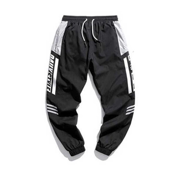 

men's pants de vero hip hop streetwear basculador tornozelo-comprimento roupas masculinas corredores calas dos homens beod, Black