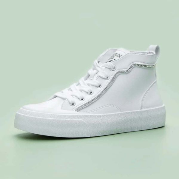 

casual shoes women geometric pattern front skate leather lace-up sneaker fashion lady designer running trainers letters woman shoe flat prin, Black