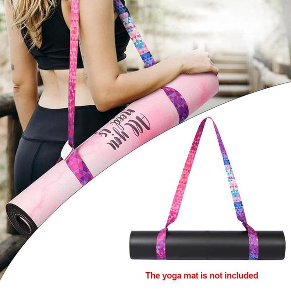 

yoga mats mat strap elastic band 2 in 1 adjustable sling-mat carrier and stretch high quality
