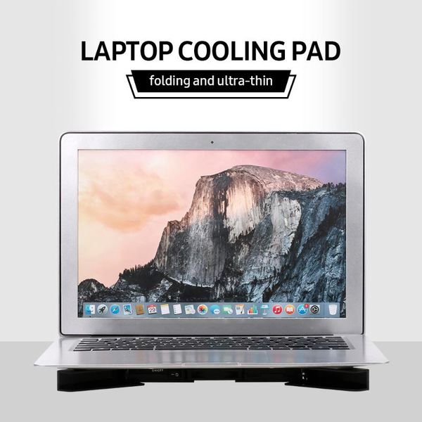 

dr-2008d lapcooling pad folding portable cooling pad usb powered with single 60mm fan stand laptop