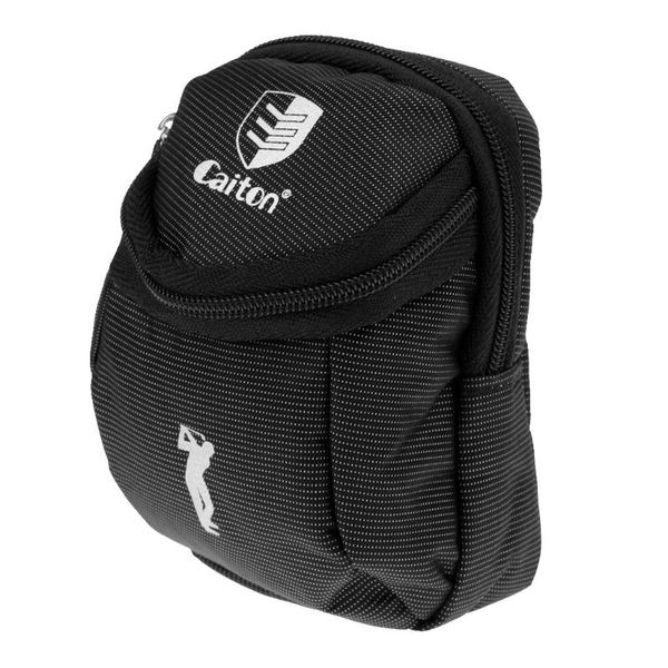 

golf training aids professional canvas ball holder bag & zipper closure - used for storage ballstees divot tools camping accessories