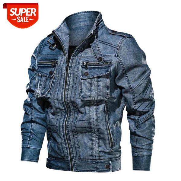 

military tactical leather jacket men vintage motorcycle biker faux pu leather jacket coat windbreaker warm pilot jaqueta couro #ds5b, Black;brown