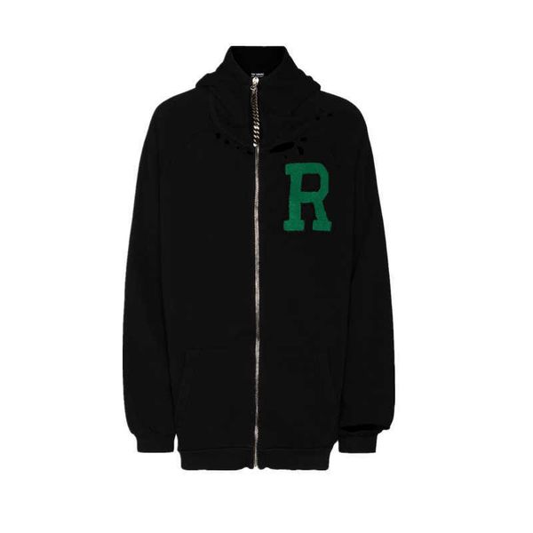

simons raf gaojie new silhouette sweater in autumn and winter 2020, Black