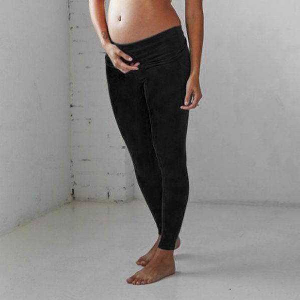 

yoga outfit women's maternity leggings seamless pants stretch pregnancy trousers women skinny body shaping postpartum