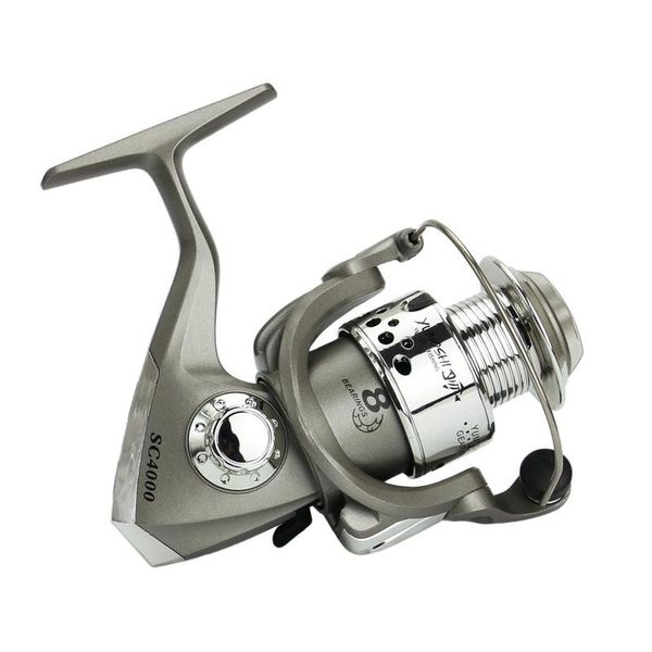 

baitcasting reels yumoshi fishing tackle 5.5:1 ratio spinning reel sc1000-7000 series tools