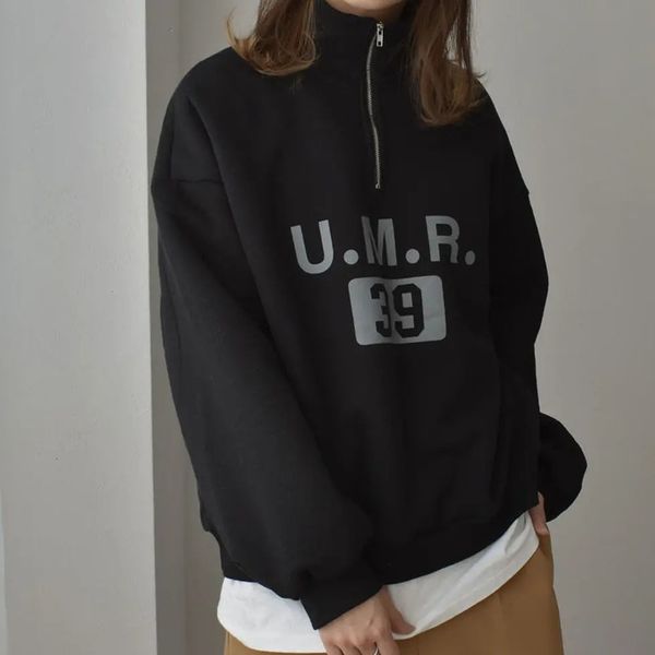 

women's new hoodie printed long sleeve 2021 spring zipper 8 q3ew, Black